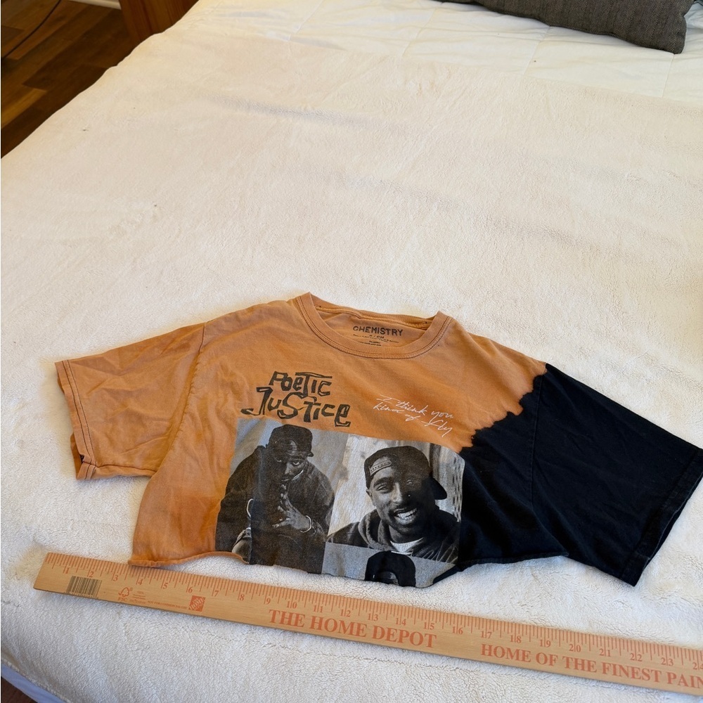Tupac poetic justice Short-Sleeve Graphic Tee - Picture 4 of 7